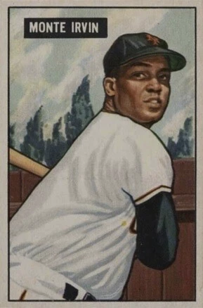 1951 Bowman #198 Monte Irvin Rookie Card 1951 Bowman #198 Monte Irvin Rookie Card