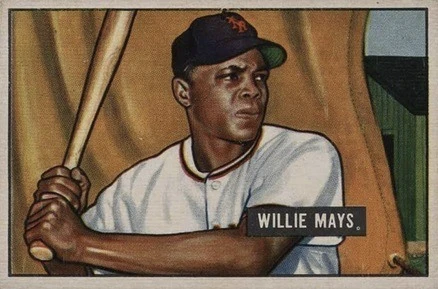 1951 Bowman #305 Willie Mays Rookie Card 1951 Bowman #305 Willie Mays Rookie Card