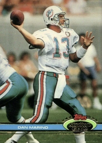 1991 Topps Stadium Club #264 Dan Marino Football Card 1991 Topps Stadium Club #264 Dan Marino Football Card