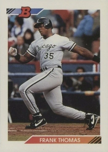 1992 Bowman #114 Frank Thomas Baseball Card 1992 Bowman #114 Frank Thomas Baseball Card