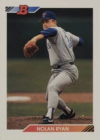 1992 Bowman #222 Nolan Ryan Baseball Card 1992 Bowman #222 Nolan Ryan Baseball Card