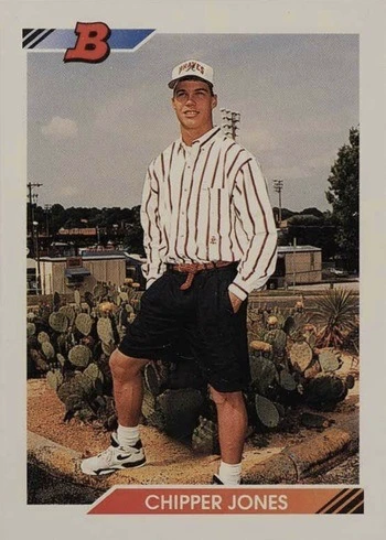 1992 Bowman #28 Chipper Jones Baseball Card 1992 Bowman #28 Chipper Jones Baseball Card