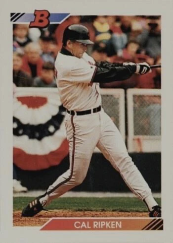 1992 Bowman #400 Cal Ripken Jr. Baseball Card 1992 Bowman #400 Cal Ripken Jr. Baseball Card
