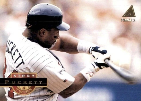 1994 Pinnacle #21 Kirby Puckett Baseball Card 1994 Pinnacle #21 Kirby Puckett Baseball Card