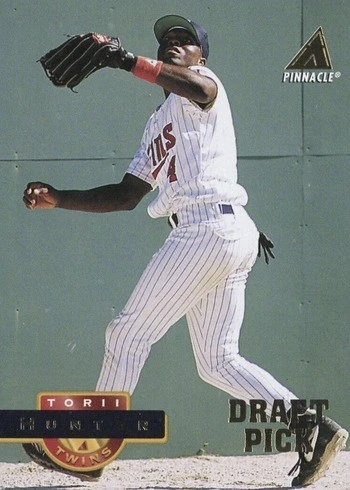 1994 Pinnacle #267 Torii Hunter Rookie Card 1994 Pinnacle #267 Torii Hunter Rookie Card