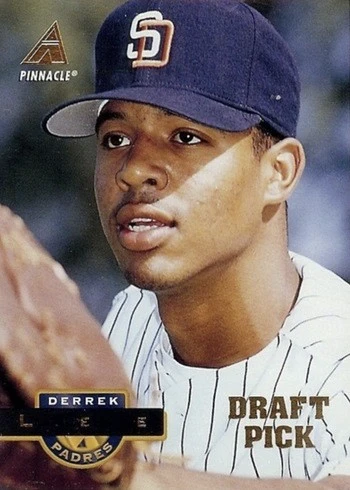 1994 Pinnacle #438 Derrek Lee Rookie Card 1994 Pinnacle #438 Derrek Lee Rookie Card