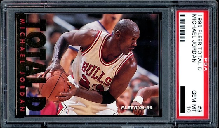1995 Fleer Total D Michael Jordan #3 PSA 10
