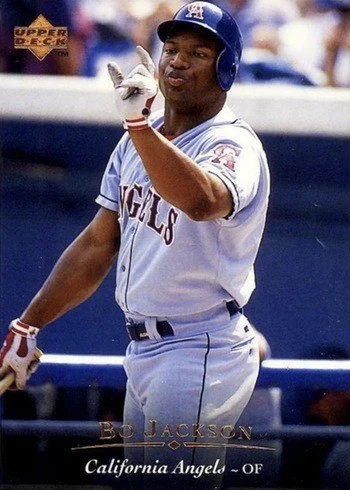 1995 Upper Deck #20 Bo Jackson Baseball Card 1995 Upper Deck #20 Bo Jackson Baseball Card