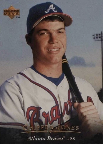 1995 Upper Deck #293 Chipper Jones Baseball Card 1995 Upper Deck #293 Chipper Jones Baseball Card