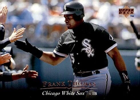 1995 Upper Deck #435 Frank Thomas Baseball Card 1995 Upper Deck #435 Frank Thomas Baseball Card
