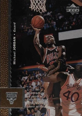 1996 Upper Deck #16 Michael Jordan Basketball Card 1996 Upper Deck #16 Michael Jordan Basketball Card