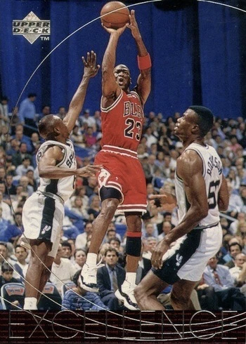 1996 Upper Deck #165 Michael Jordan Basketball Card 1996 Upper Deck #165 Michael Jordan Basketball Card