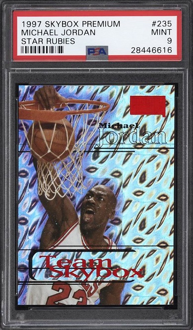 1997 Michael Jordan Star Rubies Team Skybox