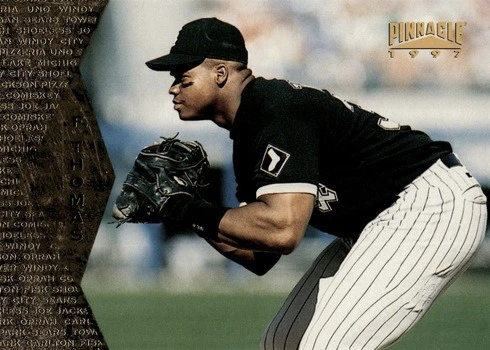 1997 Pinnacle #102 Frank Thomas Baseball Card 1997 Pinnacle #102 Frank Thomas Baseball Card