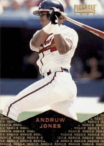 1997 Pinnacle #163 Andruw Jones Baseball Card 1997 Pinnacle #163 Andruw Jones Baseball Card