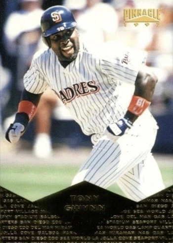 1997 Pinnacle #42 Tony Gwynn Baseball Card 1997 Pinnacle #42 Tony Gwynn Baseball Card