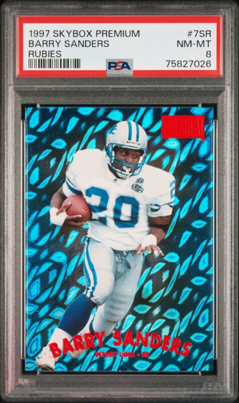 1997 Skybox Barry Sanders Star Rubies