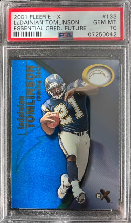 2001 Ladainian Tomlinson Essential Credentials Rookie