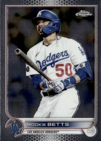 2022 Topps Chrome #100 Mookie Betts Baseball Card