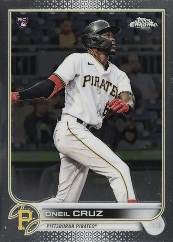 2022 Topps Chrome #128 Oneil Cruz Rookie Card
