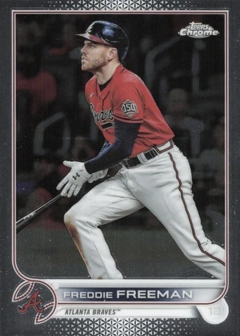 2022 Topps Chrome #14 Freddie Freeman Baseball Card