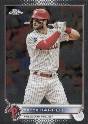 2022 Topps Chrome #220 Bryce Harper Baseball Card