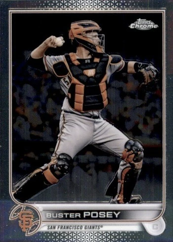 2022 Topps Chrome #95 Buster Posey Baseball Card