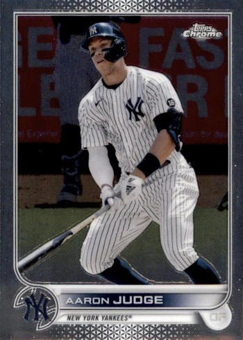 2022 Topps Chrome #99 Aaron Judge Baseball Card