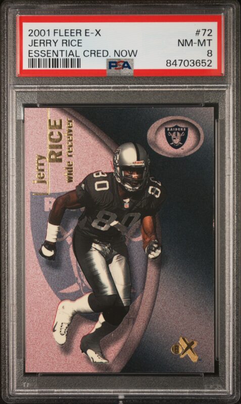 Jerry Rice Essential Credentials Football Card