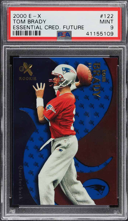 Tom Brady 2000 Essentials Credentials Rookie Card