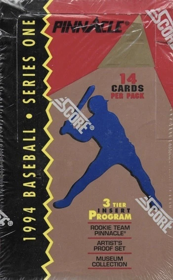 Unopened Box of 1994 Pinnacle Baseball Cards Unopened Box of 1994 Pinnacle Baseball Cards