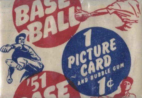 Unopened Pack of 1951 Bowman Baseball Cards Unopened Pack of 1951 Bowman Baseball Cards