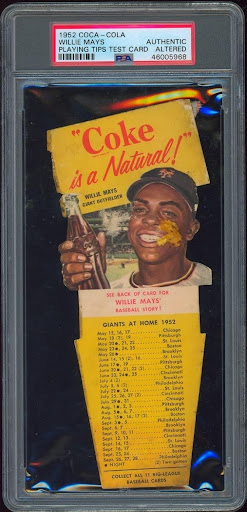 1952 Willie Mays Coca Cola
