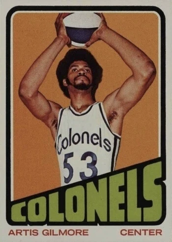 1972 Topps #180 Artis Gilmore Rookie Card 1972 Topps #180 Artis Gilmore Rookie Card