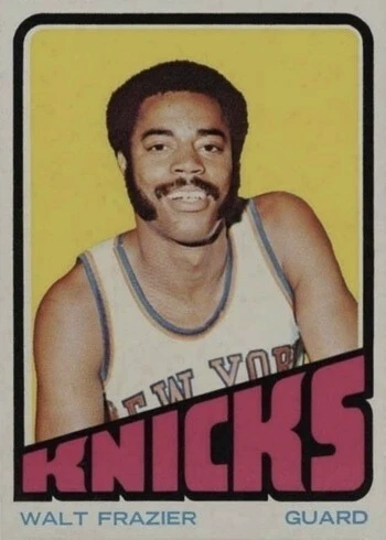 1972 Topps #60 Walt Frazier Basketball Card 1972 Topps #60 Walt Frazier Basketball Card