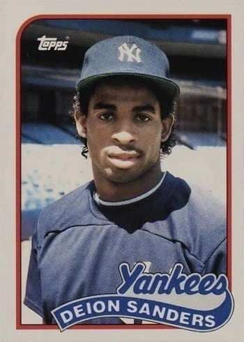 1989 Topps Traded #110T Deion Sanders Rookie Card 1989 Topps Traded #110T Deion Sanders Rookie Card