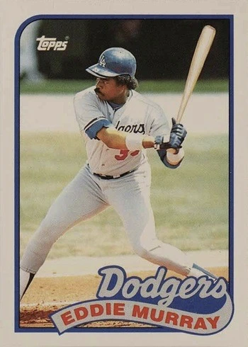 1989 Topps Traded #87T Eddie Murray Baseball Card 1989 Topps Traded #87T Eddie Murray Baseball Card