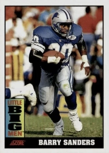 1992 Score #528 Barry Sanders Football Card 1992 Score #528 Barry Sanders Football Card