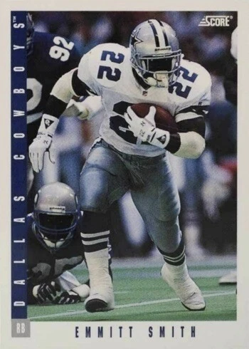 1993 Score #14 Emmitt Smith Football Card 1993 Score #14 Emmitt Smith Football Card