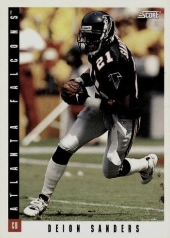 1993 Score #222 Deion Sanders Football Card 1993 Score #222 Deion Sanders Football Card