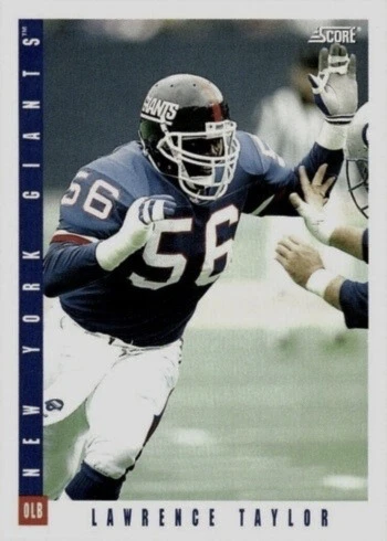 1993 Score #435 Lawrence Taylor Football Card 1993 Score #435 Lawrence Taylor Football Card