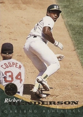 1994 Leaf #259 Rickey Henderson Baseball Card 1994 Leaf #259 Rickey Henderson Baseball Card