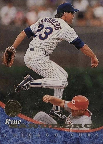 1994 Leaf #425 Ryne Sandberg Baseball Card 1994 Leaf #425 Ryne Sandberg Baseball Card