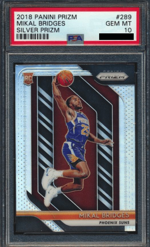 2018 Panini Prizm #29 Mikal Bridges PSA 10