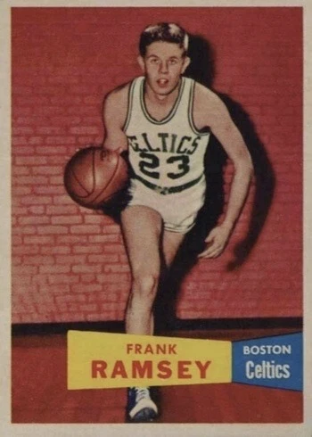 1957 Topps #15 Frank Ramsey Rookie Card 1957 Topps #15 Frank Ramsey Rookie Card