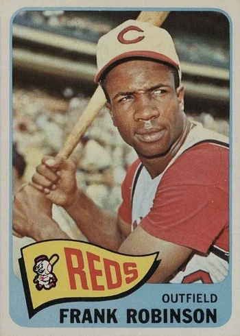1965 Topps #120 Frank Robinson Baseball Card 1965 Topps #120 Frank Robinson Baseball Card