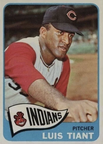 1965 Topps #145 Luis Tiant Rookie Card 1965 Topps #145 Luis Tiant Rookie Card