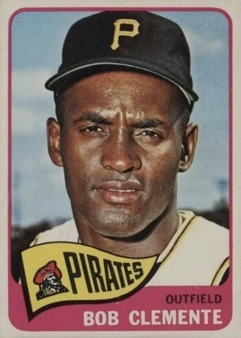 1965 Topps #160 Roberto Clemente Baseball Card 1965 Topps #160 Roberto Clemente Baseball Card