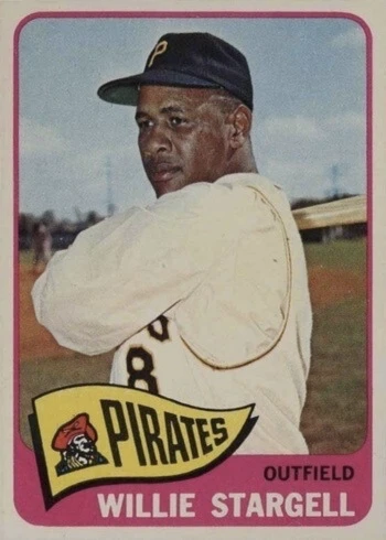 1965 Topps #377 Willie Stargell Baseball Card 1965 Topps #377 Willie Stargell Baseball Card