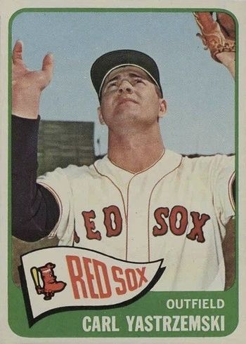1965 Topps #385 Carl Yastrzemski Baseball Card 1965 Topps #385 Carl Yastrzemski Baseball Card